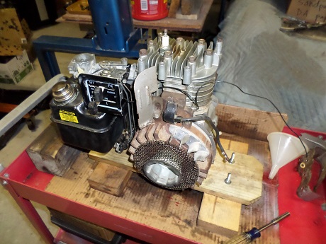 restore an old go kart 5hp Briggs motor on old go kart
