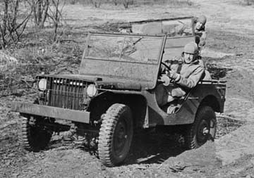 Ford Army Jeep In WW2