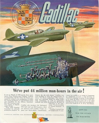 ww2 Cadillac ad
