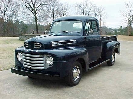 Flathead powered Ford F1 pickup