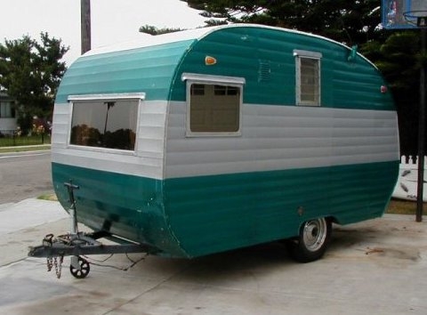 Terry Travel trailer restore an old truck