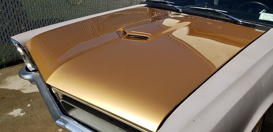 Ray Guarino 1965 GTO project 1965 GTO hood painted