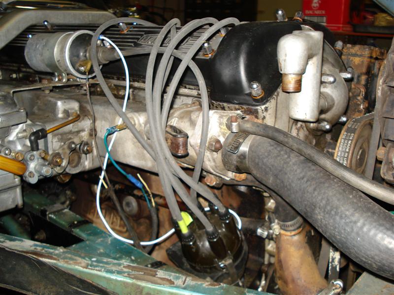 1968 Jaguar XKE Engine Restoration ford starter relay wiring 