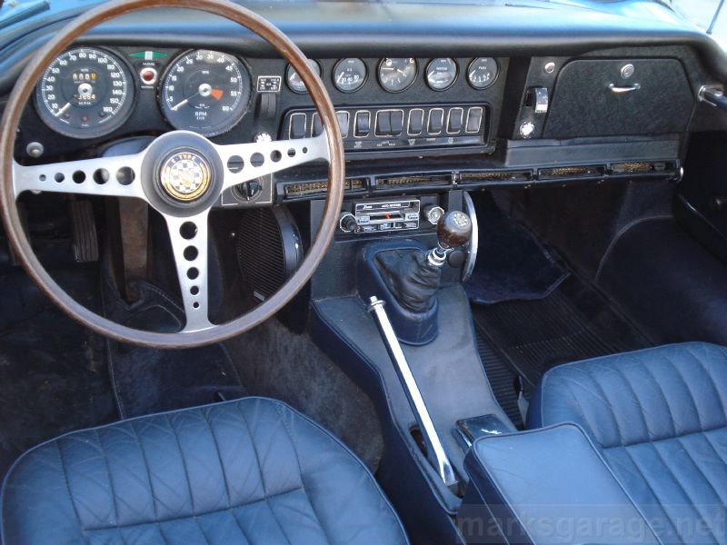Jaguar XKE project 1968 Jaguar XKE Roadster interior