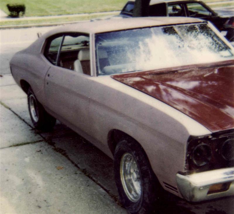 1970 Chevelle quarter panel replacement 1970 Chevelle bodywork and paint