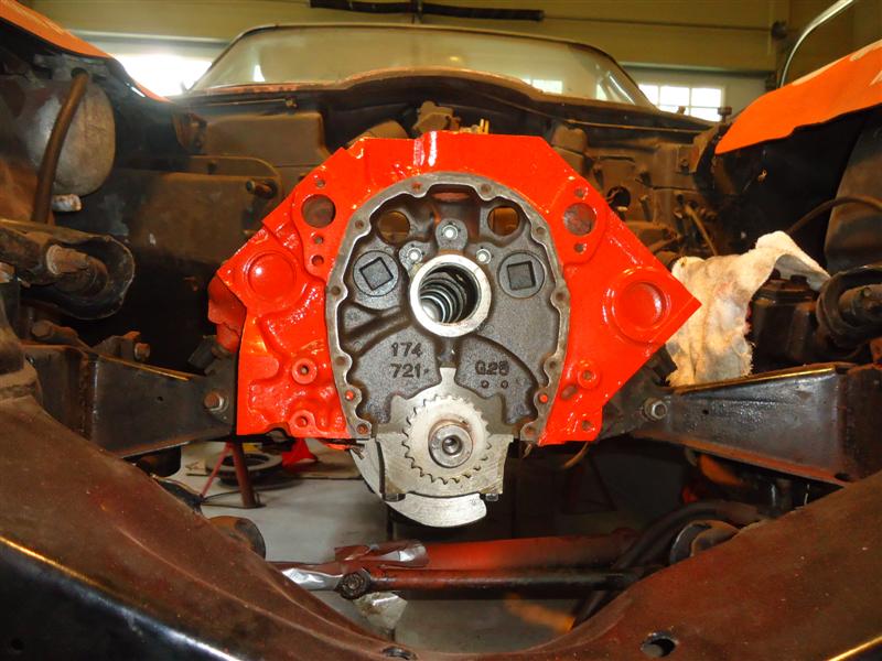 camshaft installation installing cam on 327 Corvette