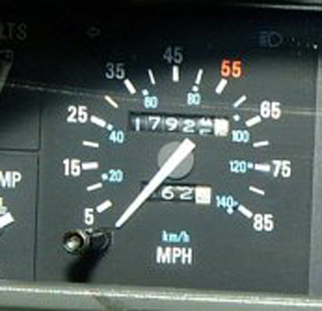 NHTSA 85 MPH speedometer bill