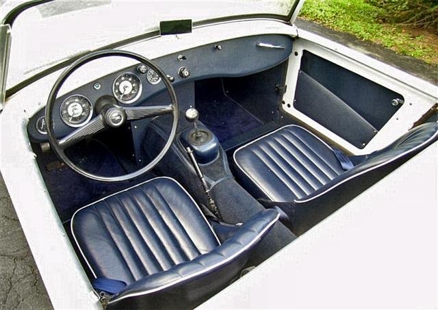 Austin-Healey Bug-eye Sprite old car restoration