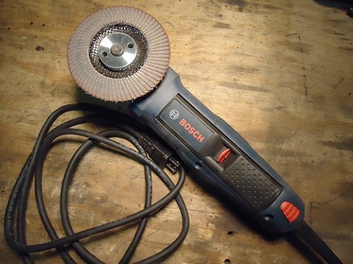 angle grinder attachments for auto body repair grinding MIG weld with angle grinder