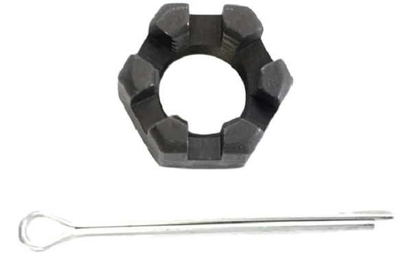castle nut for automotive front end diy automotive repair suspension and steering