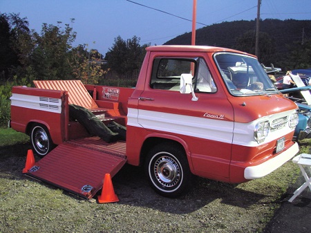 Chevy Corvair rampside pickup