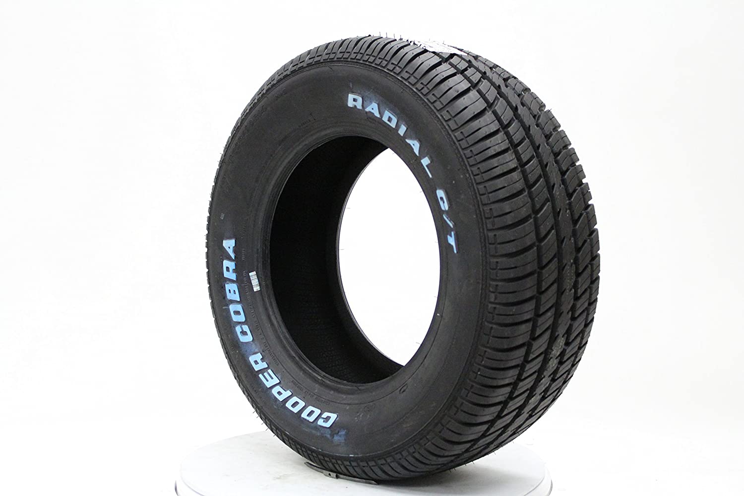 classic car raised white letter tires Cooper Cobra GT radial tire