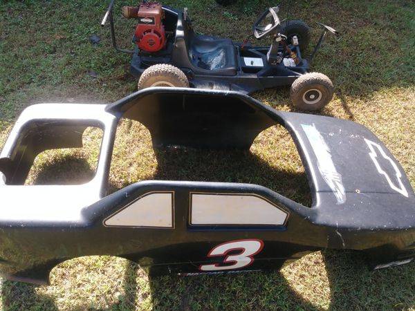 vintage go kart restoration nascar body go kart