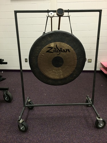DIY gong stand