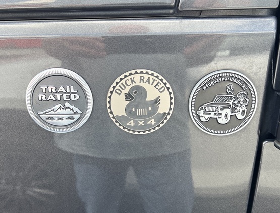 Duck Rated Jeep Badge