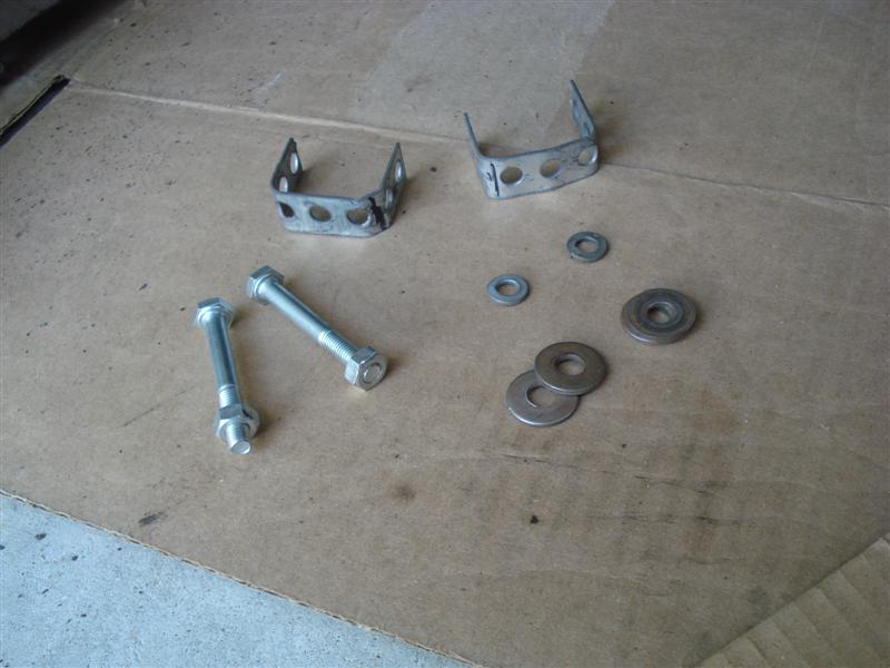 Fiat Spider muffler brackets Fiat Spider exhaust brackets