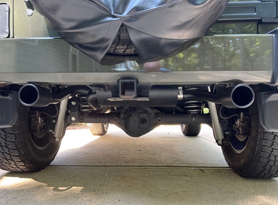 Jeep Wrangler Axle Back Exhaust