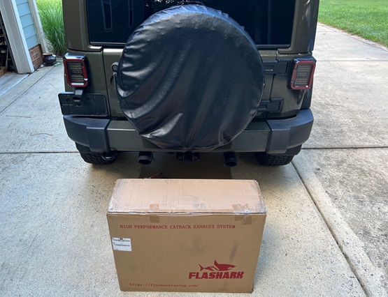 Jeep Wrangler performance muffler