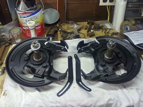 Chevelle drum to disc brake upgrade