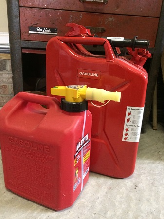 plastic vs metal gas cans best gas can for garage storage