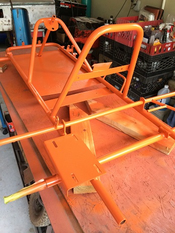 prep and paint kart frame fun go kart build
