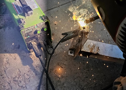 MIG welder for automotive sheet metal repair how to weld in a patch panel