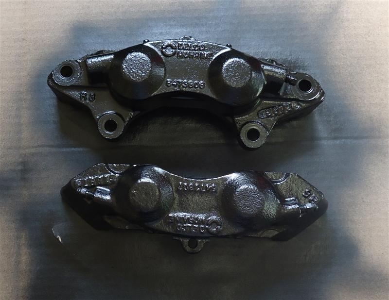 paint brake calipers Chevy Corvette brakes overhaul