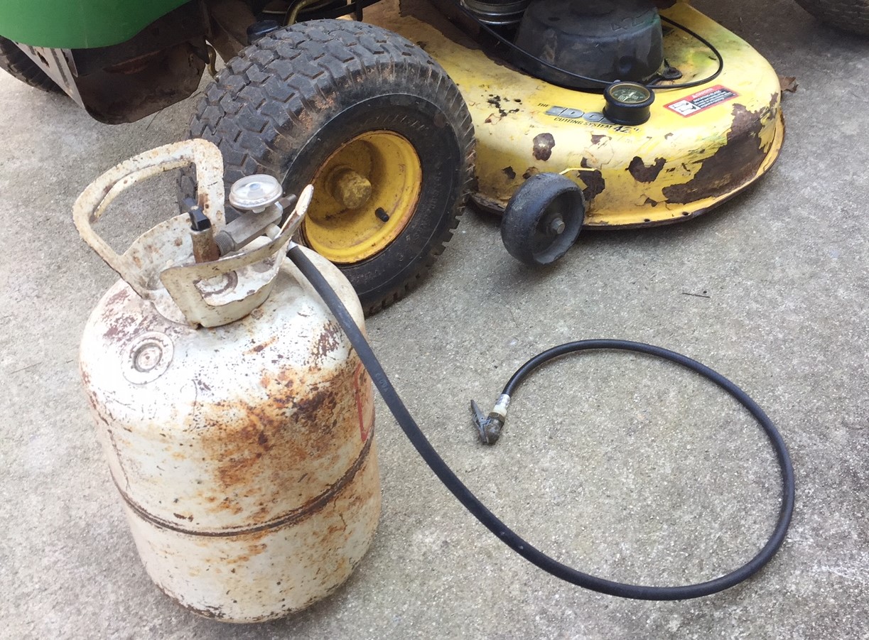 convert an old freon tank into a portable air tank air tank conversion kit