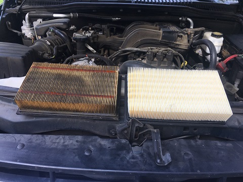 replace air filter Ford Explorer Sport Trac