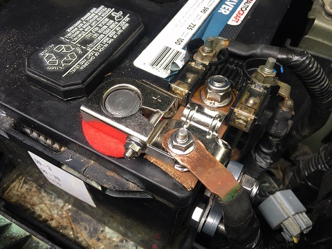 Ford F150 replace battery terminal