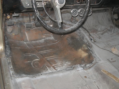 replace rusty floor pans
