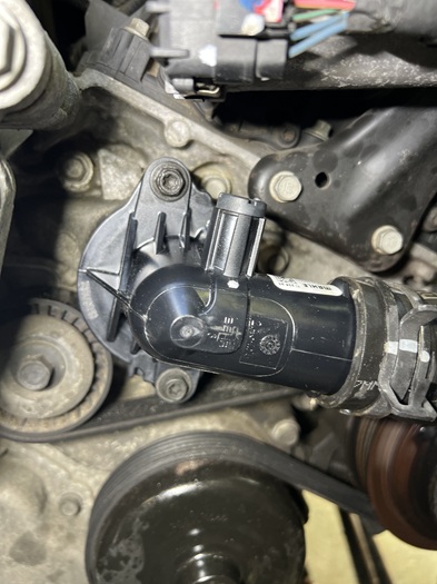 remove and install Jeep Wrangler thermostat