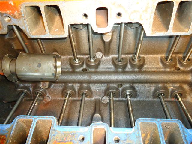 engine disassembly Chevy SBC Road Draft Tube 1966 Corvette 327