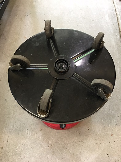pneumatic creeper seat rolling garage chair wheels