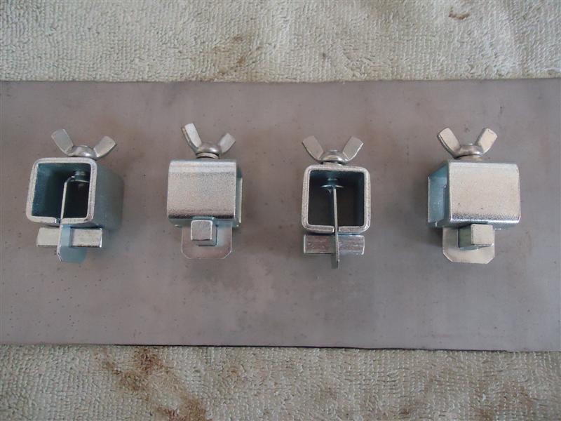 butt-welding clamps for automotive sheet metal