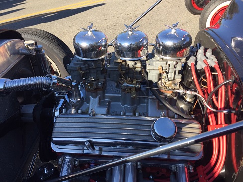 T-bucket powered by small-block Chevy T-Bucket with Tripower