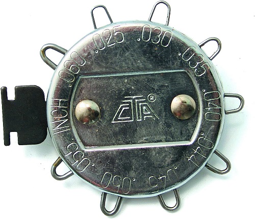 loop style spark plug gap gauge