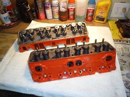 how to spray paint cylinder heads
