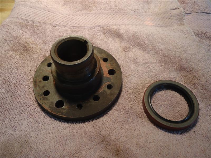 SBC timing cover seal replacement camshaft installation on 327 small-block Chevy
