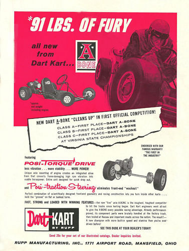 Dart Kart vintage go kart restore an old go kart