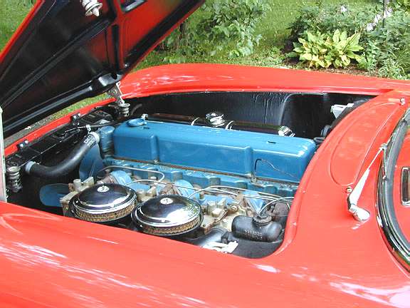 1954 Corvette six-cylinder engine Chevy Stovebolt 6 early Corvette