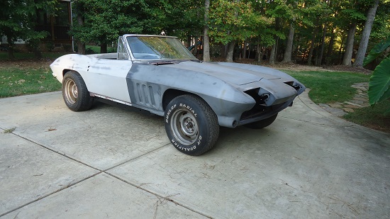 Restore an old Corvette 1966 Corvette Sting Ray restoration