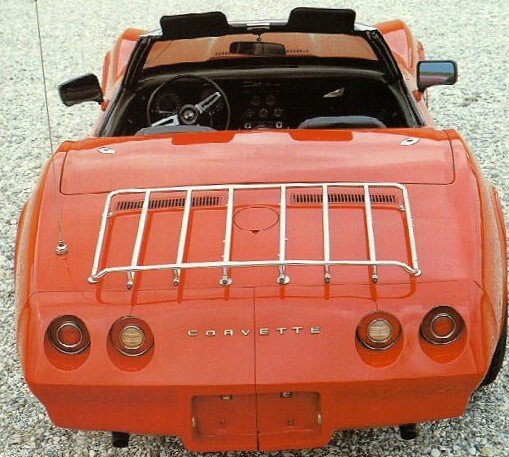 1974 Corvette with split rear bumper