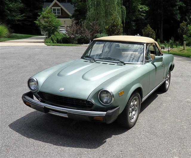 classic Fiat Spider Fiat Spider exhaust