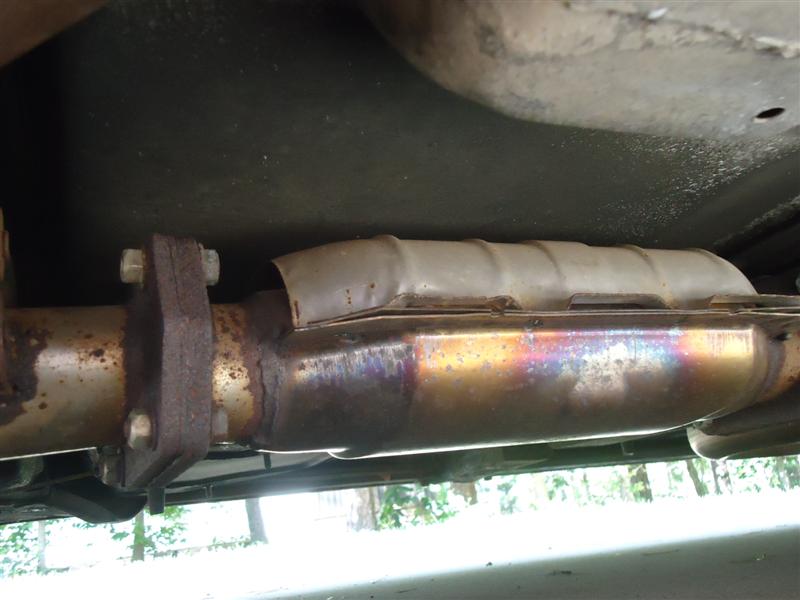 Corvette catalytic converter