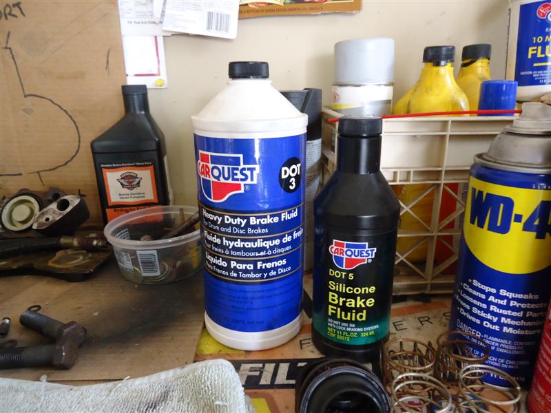 old car brake restoration DOT 3 brake fluid for classic cars