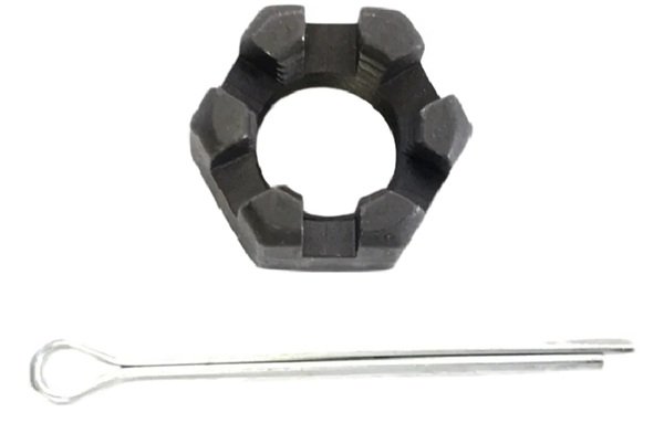castle nut for automotive front end diy automotive repair suspension and steering