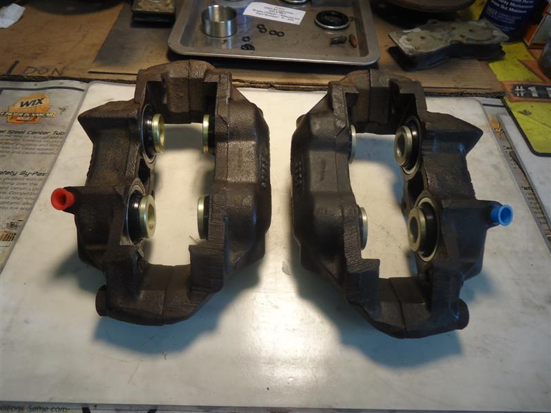 1966 Corvette caliper rebuild C2 Corvette brake overhaul