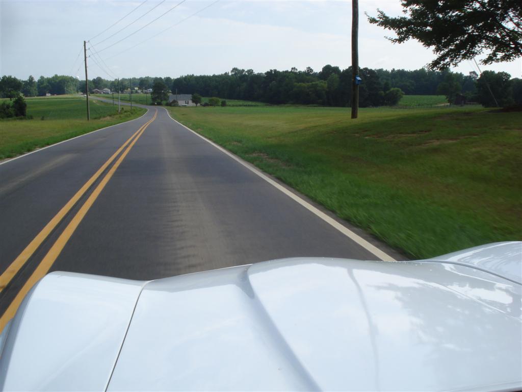 1982 Corvette cruising on a country road replace power steering hoses 1982 Corvette