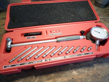 dial bore gauge measure cylinder bore wear